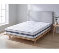 PUR LINE | Colchón Aria 200x200 cm Viscoelástico AirFree 3D Doble Cara Verano-Invierno, Transpirable, Firmeza Media - Colchón Núcleo HR + Visco AirGel, Antiácaros e Hipoalergénico