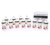 PUR LINE | Combustible etanol vegetal aroma citronela repelente mosquitos, caja 12 botellas 1L - Combustible Etanol biochimeneas, ecológico, sin humo ni olor, ideal interiores y exteriores