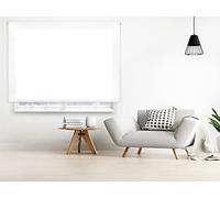 PUR LINE | Estor Enrollable Tamaño 170x175 cm Ancho x Alto Regulación de Luz - Estor Translúcido Tamaño Tela 167x170 cm Color Blanco Instalación Pared o Techo