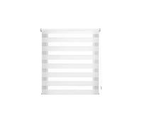 PUR LINE | Estor Noche y Día Easy Fix Tamaño Completo 62x180 Ancho x Alto - Estor Sin Taladro Noche y Día Tamaño Tela 59x175 Ancho x Alto Color Crema Control Luz Instalación Fácil Ventanas o Puertas