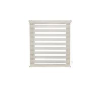 PUR LINE | Estor Noche y Día Easy Fix Tamaño Completo 72x180 Ancho x Alto - Estor Sin Taladro Noche y Día Tamaño Tela 69x175 Ancho x Alto Color Crudo Control Luz Instalación Fácil Ventanas o Puertas