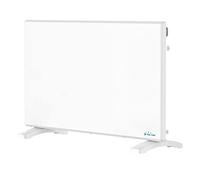 PUR LINE | Radiador Eléctrico 1500W con Panel de Cristal Blanco y Control WiFi PANEL GLASS - Calefactor Bajo Consumo con Control Digital por App, Emisor Térmico Silencioso