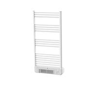 PUR LINE | Radiador NTW-11B Turbo Radiador Toallero Eléctrico Blanco con Calefactor Integrado - Toallero eléctrico con Control WiFi, Display LED táctil, termostato programable y protección IP24