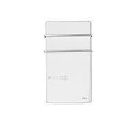 PUR LINE | Toallero Calefactor Eléctrico con Control WiFi y Display LCD Táctil - Toallero eléctrico bajo consumo con protección IP24 y función 3 en 1 para secado y calefacción (Blanco)