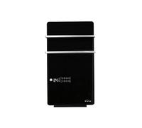 PUR LINE | Toallero Calefactor Eléctrico Negro ZAFIR V2000T B con Control WiFi, Display LCD Táctil - Toallero Eléctrico Bajo Consumo, Protección IP24 y Función 3 en 1 para Secado y Calefacción