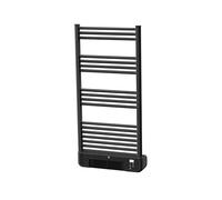 PUR LINE | Toallero NTW-11B Turbo Radiador Eléctrico Negro con Calefactor Integrado - Toallero eléctrico con Control WiFi, Display LED táctil, bajo Consumo y protección IP24