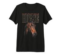 Pura Sangre Cara De Caballo Granja Ganado Animal Caballo Camiseta Premium