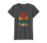 Pura Vida Boricua: Paraíso Tropical Orgullo Puertorriqueño Camiseta, Mujer, Jaspeado Oscuro, XXL