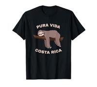 Pura Vida Costa Rica - Cool Costa Rica Perezoso Camiseta