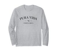 Pura Vida | Costa Rica Impresión Gráfica Pura Vida CV18X Manga Larga