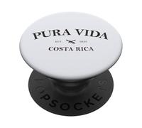 Pura Vida | Costa Rica Impresión Gráfica Pura Vida CV18X PopSockets PopGrip Adhesivo