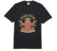Pura Vida Costa Rica Meditación Yogui Perezoso - Costa Rica Comfort Colors Adult Heavyweight T-Shirt
