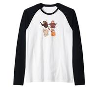 Pura Vida Sloths Camiseta Manga Raglan