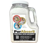 PurAbsorb - Tarro agitador industrial súper absorbente de 0.6 kg de aceite de celulosa absorbente. 100% orgánico. 15 veces más absorbente que el absorbente de aceite de arcilla.