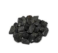 PURAJA shungite gemstone set | Piedras naturales en bruto de primera calidad | Uso versátil como piedras de agua, piedras curativas, piedras de chakra | Cristales puros (Turmalina, 1000g)