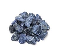 PURAJA shungite gemstone set | Piedras naturales en bruto de primera calidad | Uso versátil como piedras de agua, piedras curativas, piedras de chakra | Cristales puros (Sodalita, 1000g)
