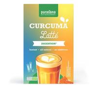 Purasana Instant Latte Cúrcuma Orgánica 6 x 10 g