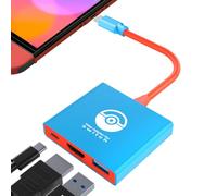 PURBHE - Base de interruptor para Nintendo Switch, estación de acoplamiento portátil compatible con Nintendo Switch y Switch OLED, interruptor HDMI 4K/60Hz Switch Dock de TV pequeño y moderno Switch