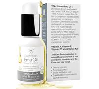 Pure Australian Emu Oil for Skin, Hair, & Nails | 60 mL | Pharmaceutical Grade | Unrefined for Maximum Bioavailability | Hydrating Organic Face Oil | Third Party Certified & European CPNG Registered