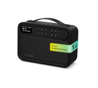 Pure Bloom DAB+ Radio Bluetooth altavoz 5.4 10 W 16 horas batería radio | Radio FM TFT pantalla a color 40 favoritos ASA función de advertencia IPX5 resistente al agua para jardín, cocina, baño