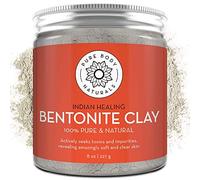 Pure Body Naturals - Arcilla Sanadora De Bentonita India De Pure Body Naturals - 16 Oz - 100% Bentonita De Sodio Pura - Grado Terapéutico - Cuidado Facial, Limpieza Profunda En Los Poros, Desintoxicación, Revitalización