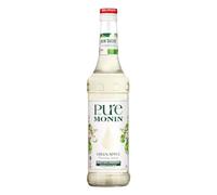 Pure by MONIN Green Apple (1 x 0,7 l) - Concentrado sin azúcar añadido para bebidas y postres - versátil sabor a manzana verde