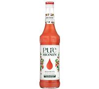 Pure by MONIN Red Berries - Concierto 0,7 L | Concentrado de bayas rojas sin azúcar añadido - para bebidas de verano, cócteles, cócteles sin alcohol y postres