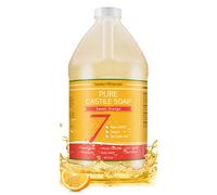 Pure Castile Soap Sweet Orange - No Palm Oil GMO-Free - Gentle Liquid Soap For Sensitive Skin & Baby Wash - All Natural Vegan Formula with