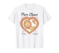 Pure Chaos Too Tiny To Handle Baby Retro Vintage Kitsch Art Camiseta