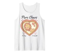 Pure Chaos Too Tiny To Handle Baby Retro Vintage Kitsch Art Camiseta sin Mangas