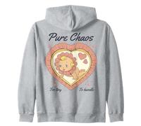 Pure Chaos Too Tiny To Handle Baby Retro Vintage Kitsch Art Sudadera con Capucha