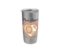 Pure Chaos Too Tiny To Handle Baby Retro Vintage Kitsch Art Vaso térmico de acero inoxidable de doble pared