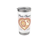 Pure Chaos Too Tiny To Handle Baby Retro Vintage Kitsch Art Vaso térmico de acero inoxidable de doble pared