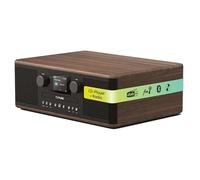 Pure Classic C-D6 Equipo de música (Reproductor de CD, Dab+/FM, Bluetooth, AUX, USB, Alarma Sleeptimer) Café Negro/Nogal