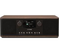 Pure Classic C-D6 Sistema Musical (Reproductor De CD,Lenguado Fm ) Coffee Negro