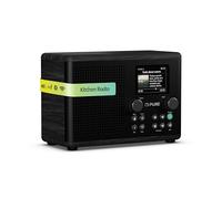 Pure Classic H4i - Radio por Internet con WiFi, Dab+, FM, Bluetooth 5.3 y USB - Altavoz de 10 W - Pantalla a Color de 2,4" - 150 presintonías - Temporizador de Cocina y sueño - Entrada AUX - Negro