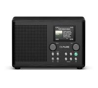 Pure Classic H4i - Radio por Internet con WiFi, Dab+, FM, Bluetooth 5.3 y USB - Altavoz de 10 W - Pantalla a Color de 2,4" - 150 presintonías - Temporizador de Cocina y sueño - Entrada AUX - Negro