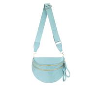 Pure Colour - Riñonera cruzada para mujer, espaciosa, riñonera, riñonera de gran tamaño, Riñonera de color: azul hielo, 11.0 Inches X 8.6 Inches X 4.5 Inches, Casual