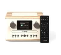 Pure Compacto HI FI CLÁSICO C D4 Bluetooth Algodón Blanco Roble