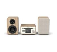 Pure Compacto HI FI CLÁSICO Estéreo Mini Bluetooth Algodón Blanco 15w