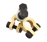 Pure Copper Car Battery Terminal | M10 Single Wire Brass Battery Clamp | Large Automotive B́attery Connector For Cars, Trucks, And SUVs