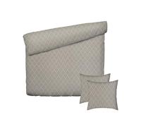 Pure Cotton - Juego de Cama de 3 Piezas para 2 Personas, Funda nórdica de 240 x 220 cm y 2 Fundas de Almohada de 63 x 63 cm, 100% satén de algodón, 80 Hilos, Certificado Öko-Tex - Acuerdo botánico
