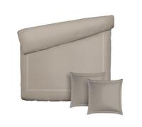 Pure Cotton - Juego de Cama de 3 Piezas para 2 Personas, Funda nórdica de 260 x 240 cm y 2 Fundas de Almohada de 63 x 63 cm, 100% satén de algodón, 80 Hilos/cm², 120 gsm, Certificado Öko-Tex