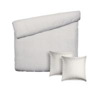 Pure Cotton Juego de Cama Doble de 3 Piezas - Funda nórdica de 240 x 220 cm y 2 Fundas de Almohada de 63 x 63 cm - 100% algodón percal de 200 Hilos, 122 g/m² - Suave y Transpirable - Oeko-Tex
