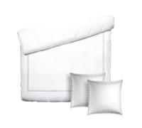 Pure Cotton Juego de Cama Doble de 3 Piezas - Funda nórdica de 240 x 220 cm y 2 Fundas de Almohada de 63 x 63 cm - 100% satén de algodón de 200 Hilos, 120 g/m² - Certificado Öko-Tex - Silueta Gris y