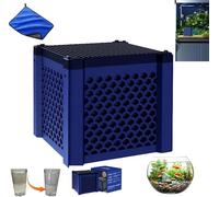 Pure Cube Water Trough Filter 2.0, Eco-Aquarium Water Trough Purifier, Activated Carbon for Fish Tanks, Horse Troughs, Ponds & Livestock Tanks (Blue,1 PCS)