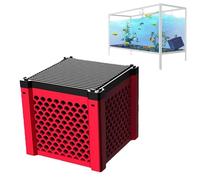 Pure Cube Water Trough Filter, Horse Trough Purifier Cube, Eco-Aquarium Water Purifier Cube with Honeycomb Structure, Ultra-Strong Filtration & Absorption for Aquarium, Fish Tank (Red,1 pcs)