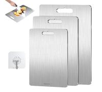 Pure Cut Titanium Cutting Board, Purecut Titanium Cutting Boards, Evolo Titanium Cutting Board, Titanium Cutting Boards for Kitchen, Reduces Stains and Odors, Easy Clean (11.41 * 7.87 in)