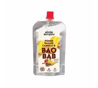 Puré de frutas Eivie Nature - Manzana, plátano, canela y baobab