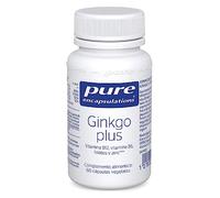 Pure Encapsulations Suplemento Ginkgo Plus – Ginkgo biloba, vitaminas B y zinc – 60 cápsulas
